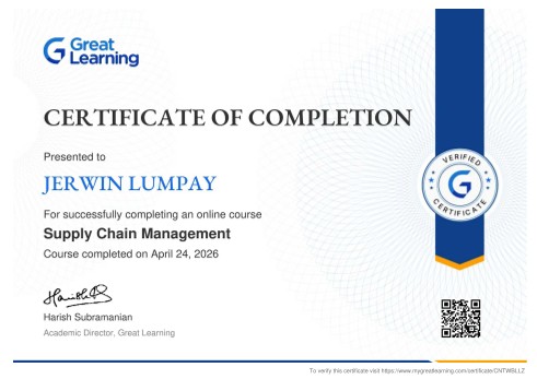 Supply Chain Management Certification